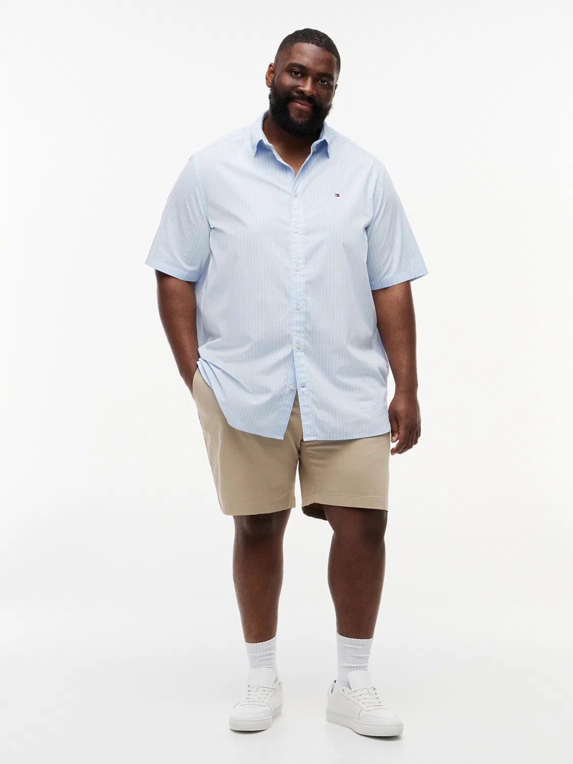 Обычные брюки-чиносы 'Дентон' Tommy Hilfiger Big & Tall, Light Beige — фото 4