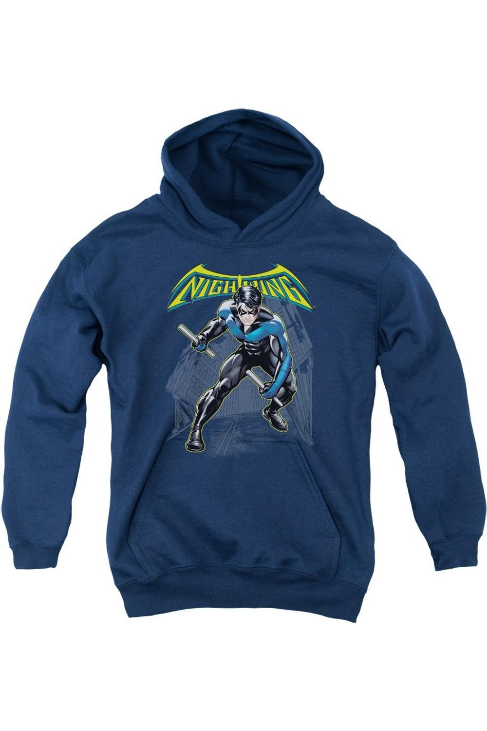 

Детская толстовка с капюшоном Batman Nightwing Gildan, темно-синий