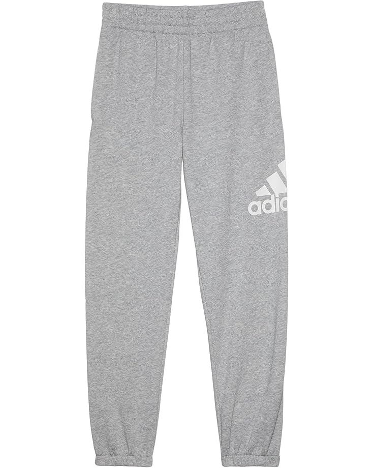 

Брюки adidas Kids Essential Heather Graphic Fleece Joggers, цвет Medium Grey Heather