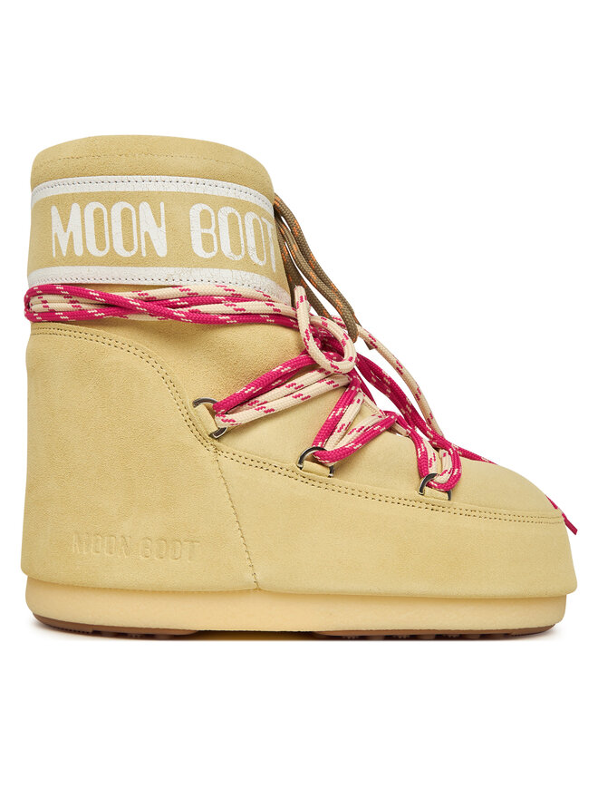 Зимние сапоги Mb Icon Low Suede Laces 80D1409670 Moon Boot, желтый