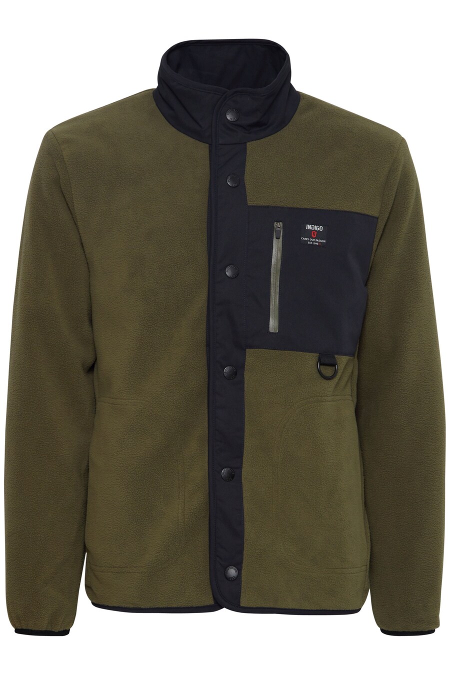 

Флисовая куртка INDICODE JEANS Majsol, оливковый