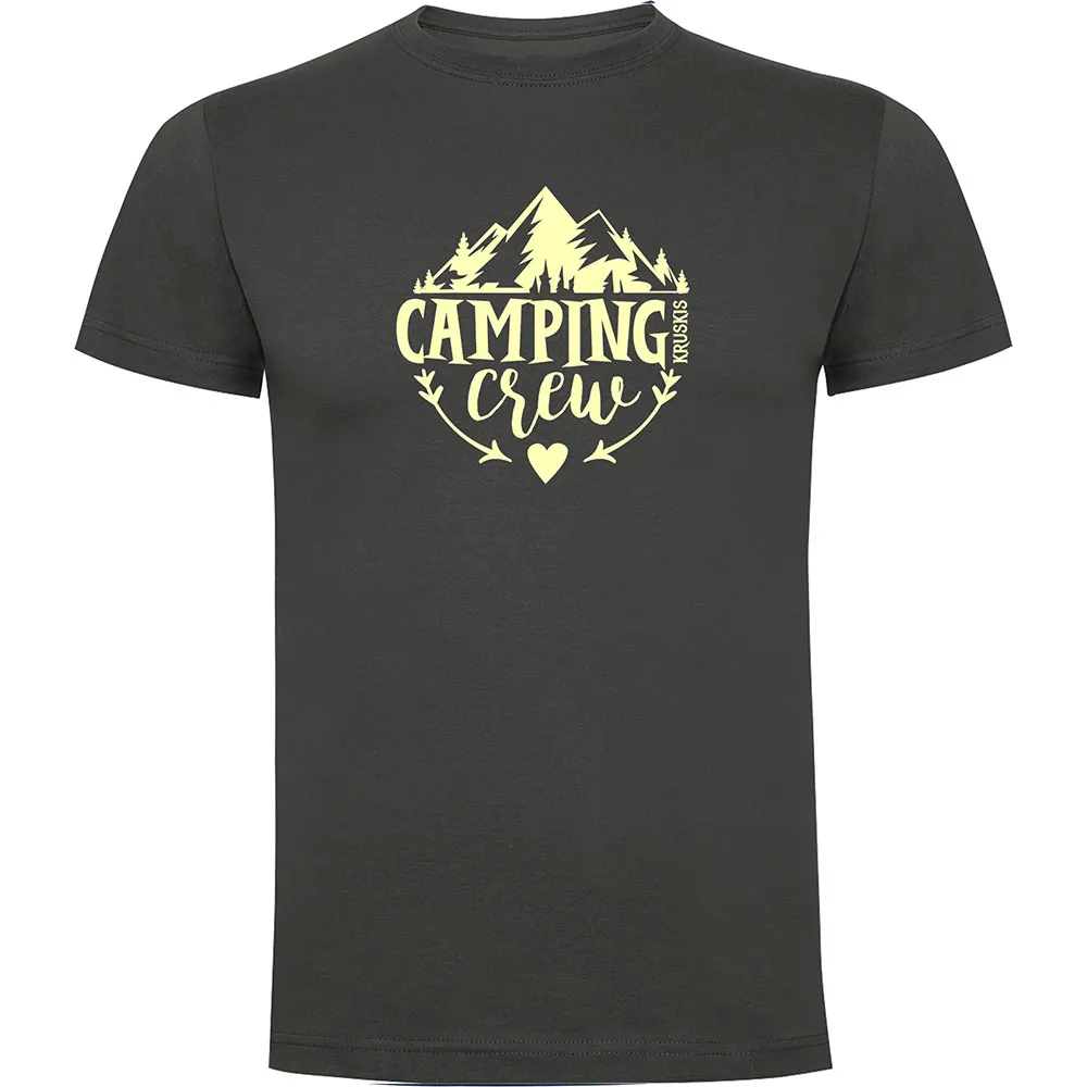 

Футболка с коротким рукавом Kruskis Camping Crew, серый