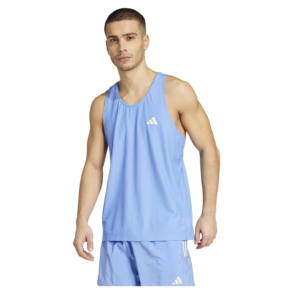 

Футболка без рукавов спортивная adidas Own The Run, синий