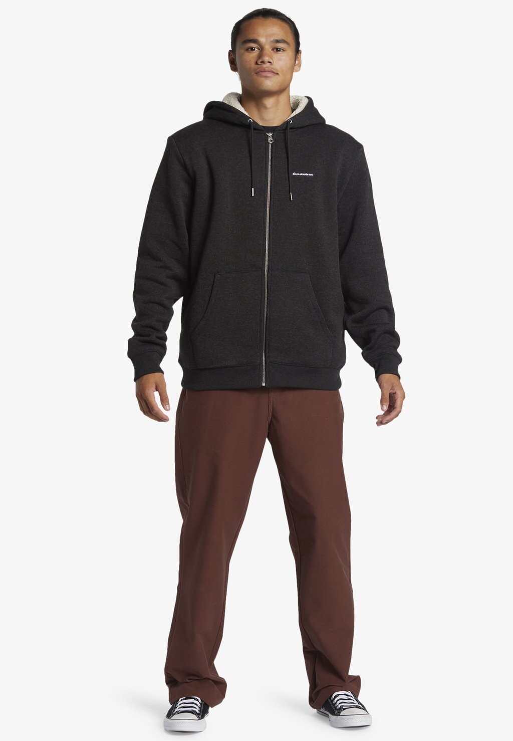 

Толстовка на молнии Quiksilver, серый