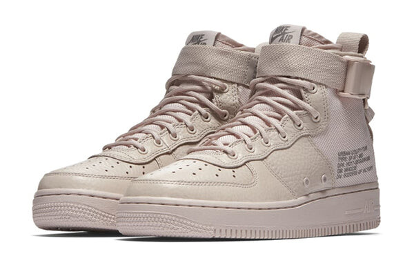 Кроссовки sf air force 1 mid 'silt red' Nike, бежевый — фото 3