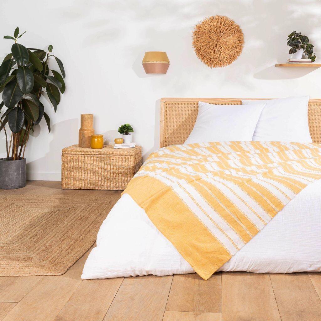 

Тканое покрывало в полоску ABBY, 180 х 220 см Douceur d'interieur