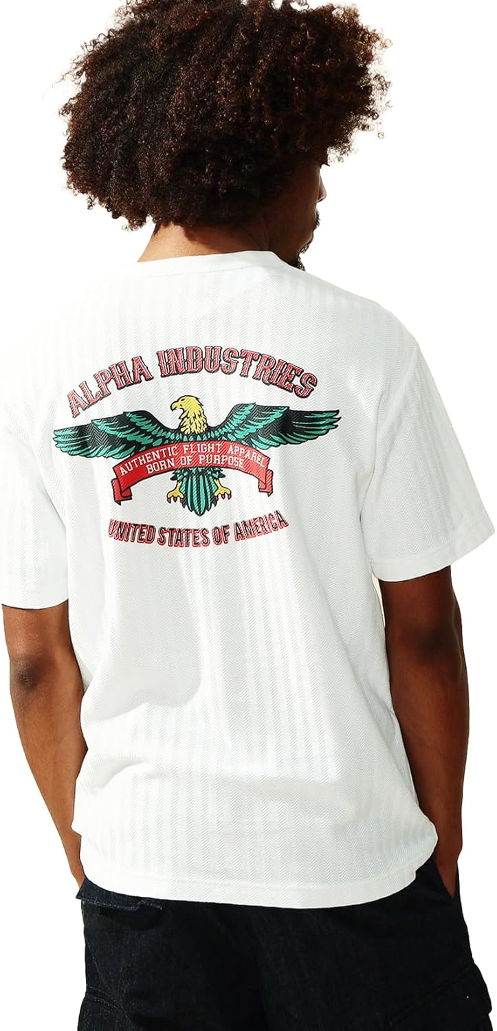 

Мужская футболка с коротким рукавом ALPHA INDUSTRIES INC TC1624, белый