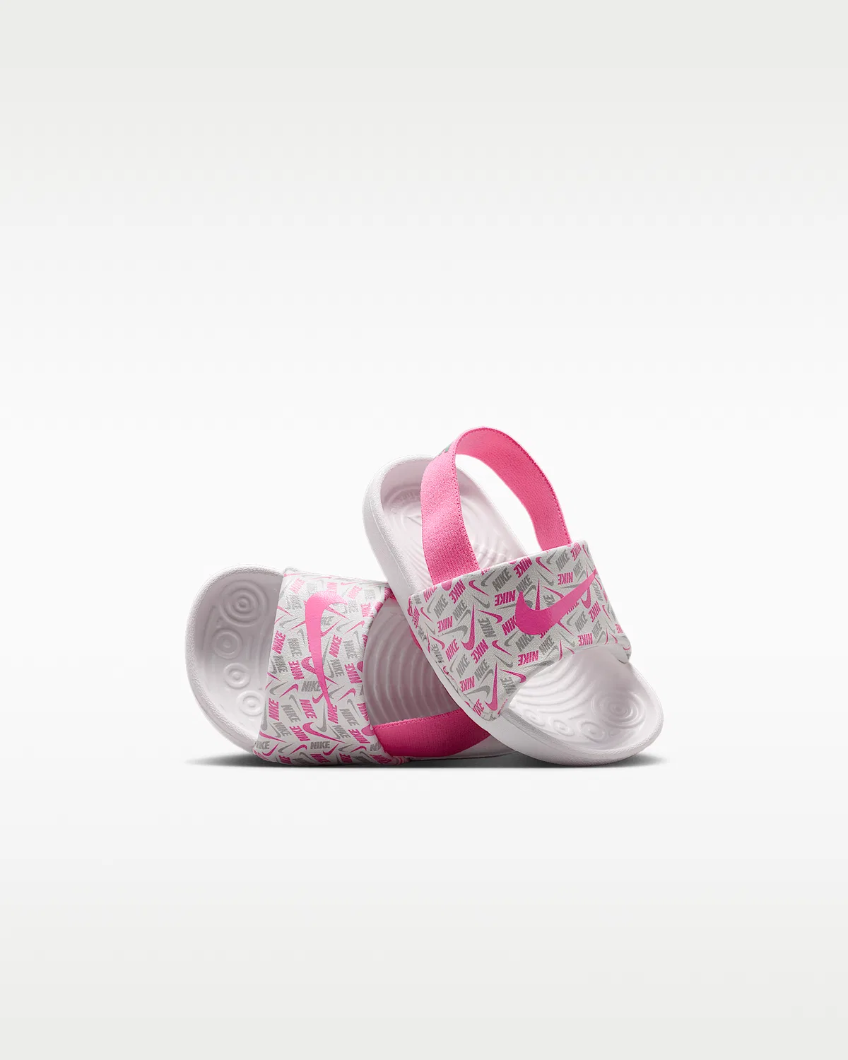 Слайды Nike Kawa для малышей, Sail/Steam/Pink Glow