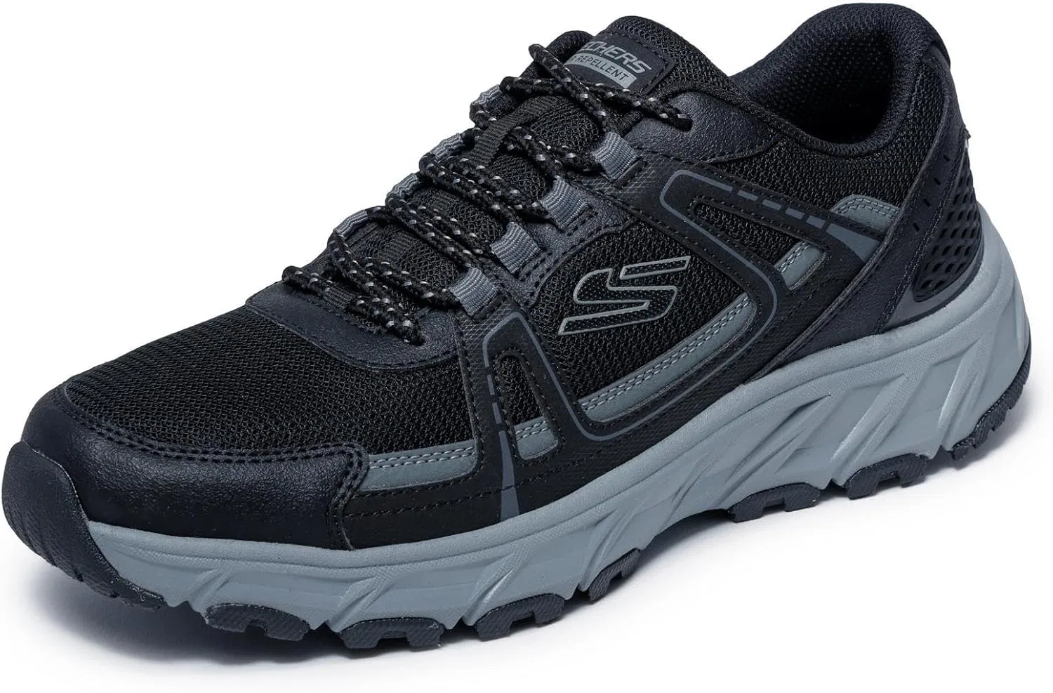 Мужские кроссовки Skechers Hillcrest 2.0 Sabbaday Falls, Black Synthetic Textile Trim