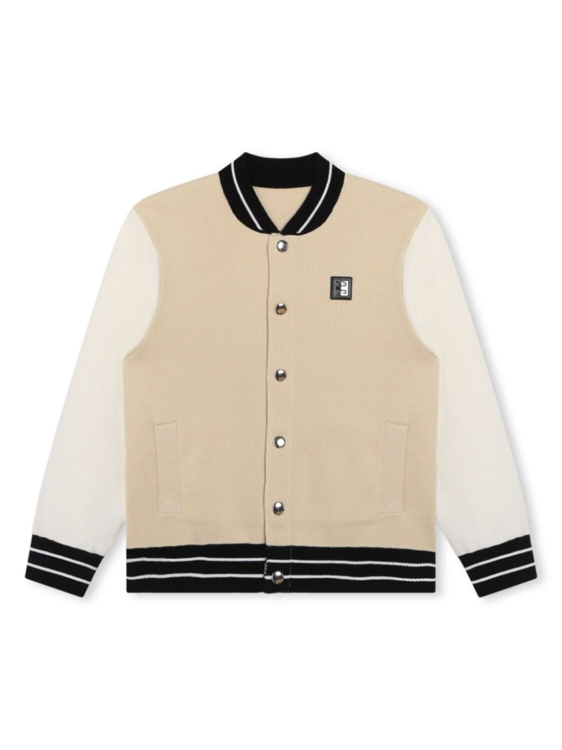

Givenchy Kids бомбер с логотипом, нейтральный цвет