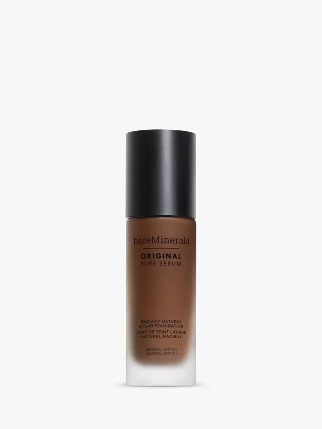 Оригинальная жидкая тональная основа Pure Serum Radiant Natural Liquid Foundation bareMinerals, Deep Neutral 6
