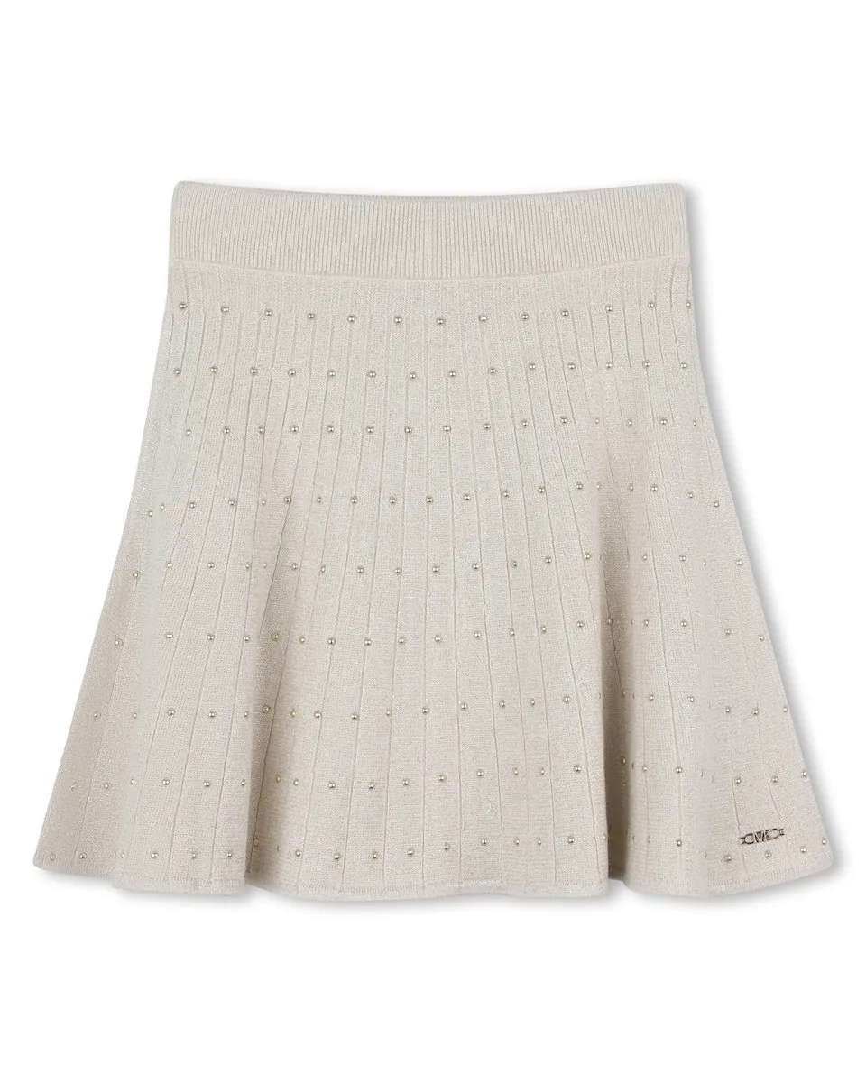 

Детская юбка однотонного золотого цвета Michael Kors