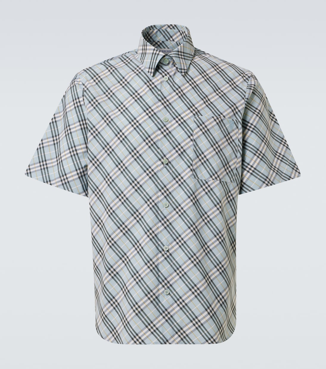 

Хлопковая рубашка в клетку Burberry Burberry, Breeze Ip Check