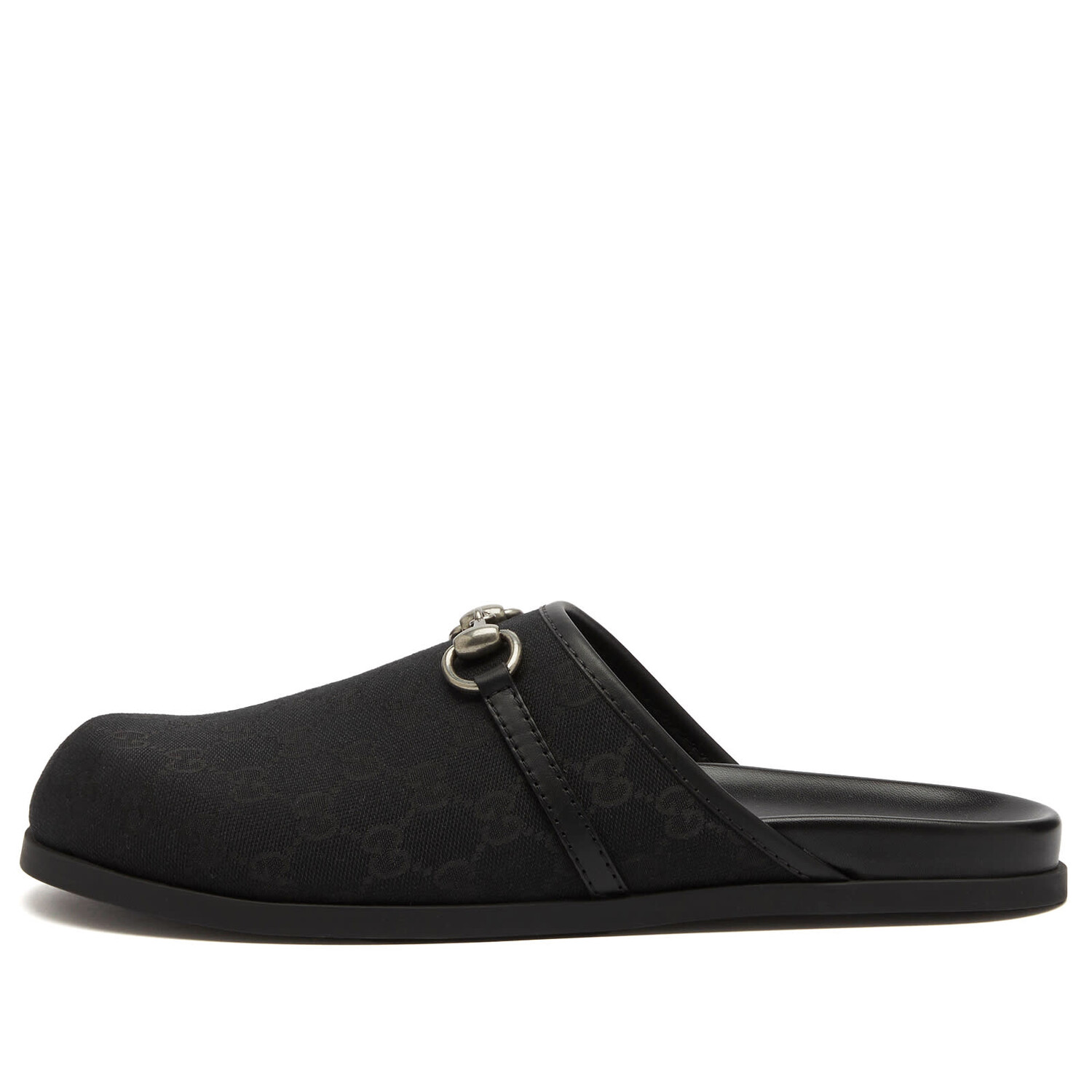 

Туфли броги Gucci Rhain Gg Monogram Clog, черный