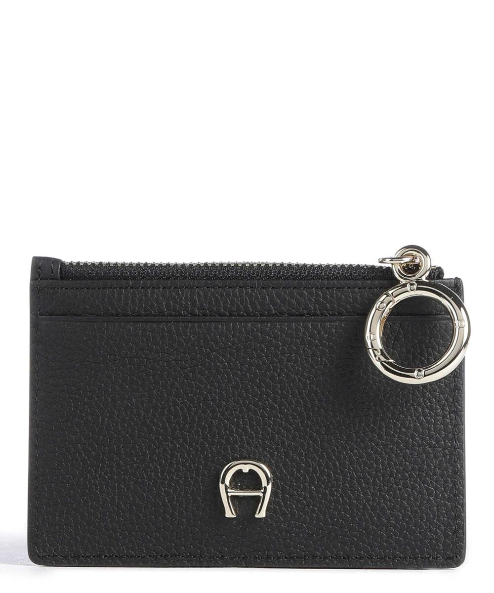 

Кошелек Zita из зернистой яловой кожи Aigner, черный