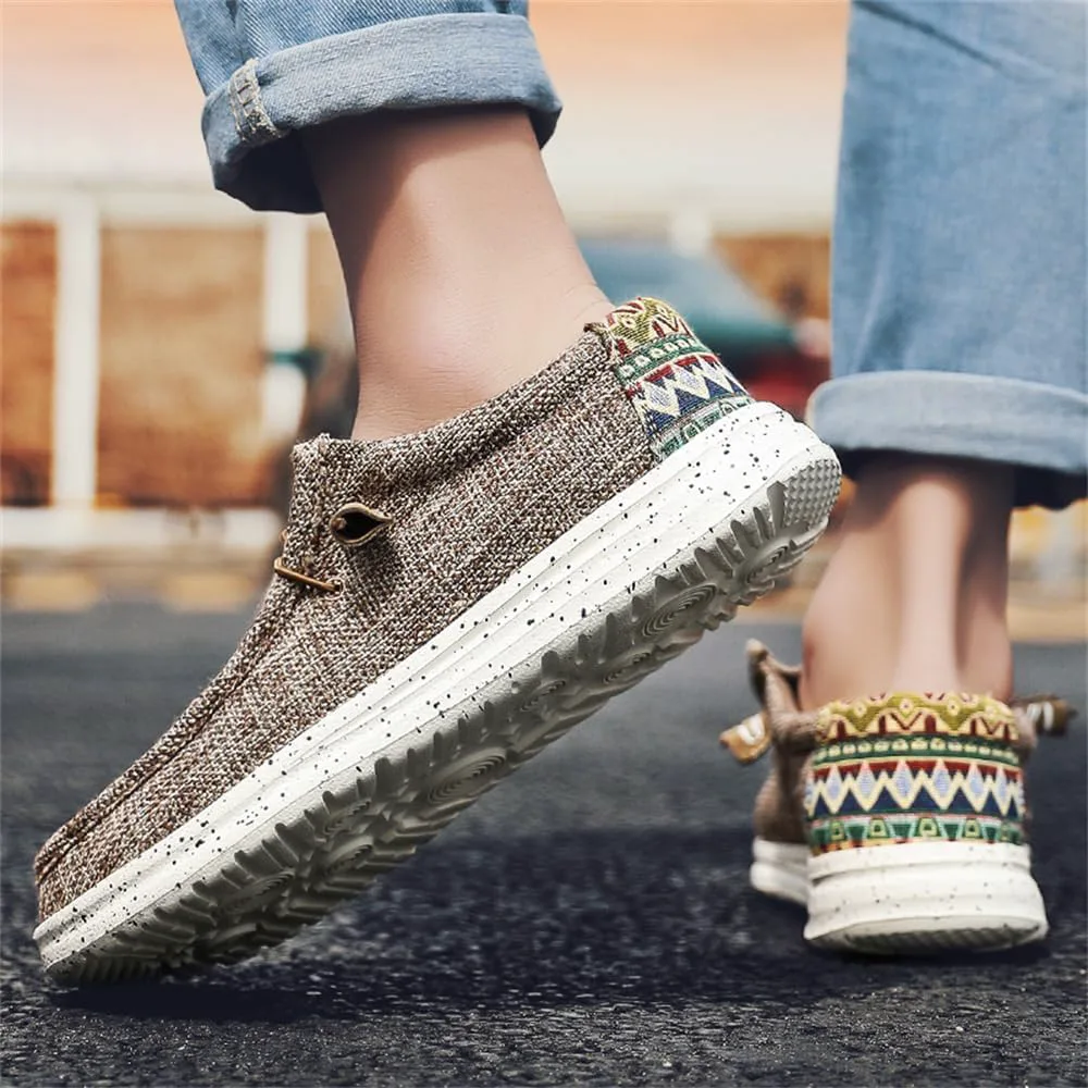 

Мужские слипоны, повседневные лоферы, лодочные туфли, легкие удобные шнурованные прогулочные туфли Abborora, коричневый