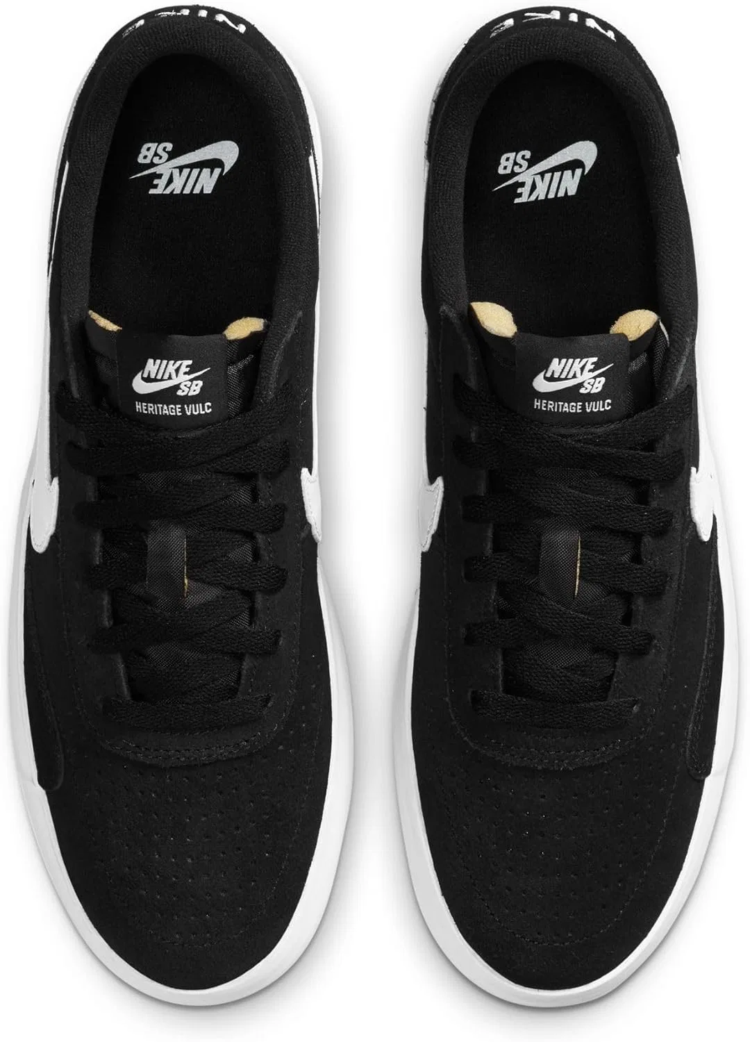 Кроссовки мужские Nike SB Heritage Vulc, Black White 003 — фото 4