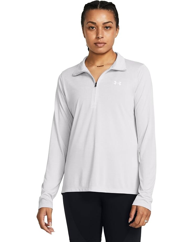

Пуловер Under Armour Tech 1/4 Zip Twist, цвет Halo Gray/White