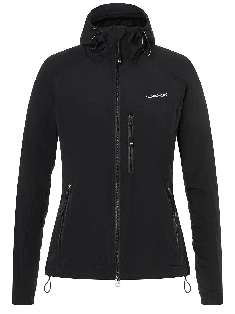 

Куртка софтшелл super.natural Merino Jacke, черный