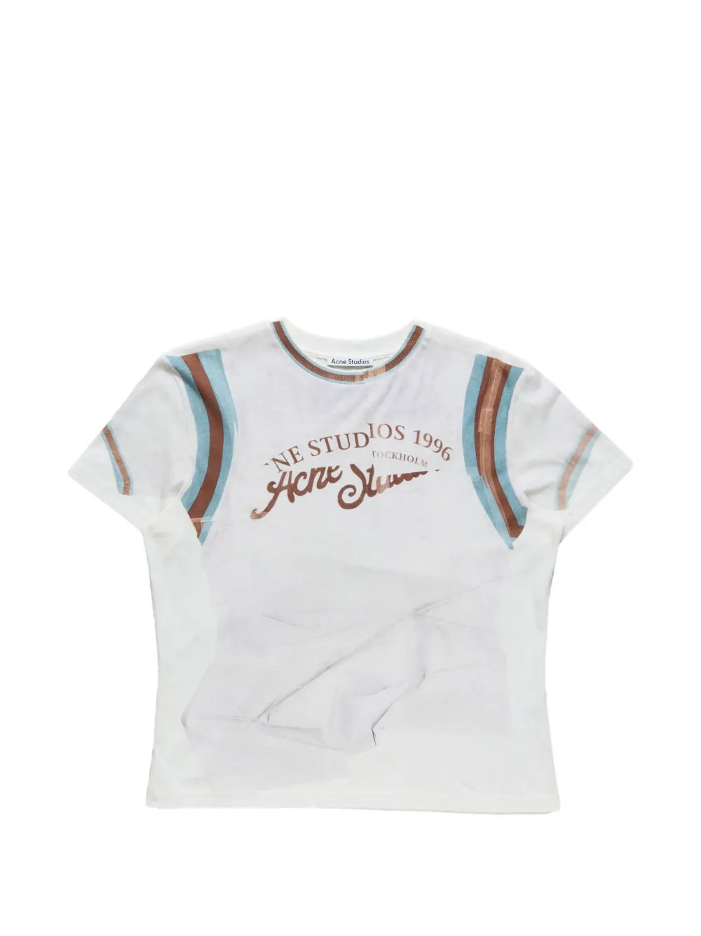 

Футболка с логотипом Acne Studios, белый