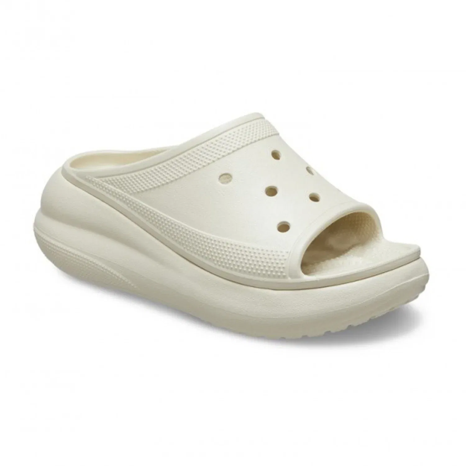 Сандалии Crocs Classic Crush 208731-2Y2, цвет «костяной шлепанец», модель JAX1260 — фото 4