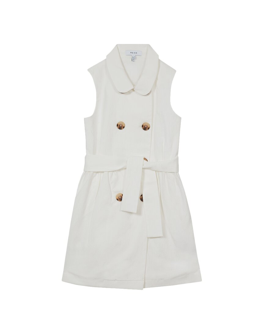 

Reiss Dana Jr Структурированное мини-платье, белый