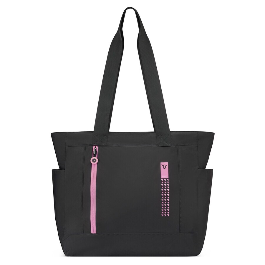 

Шоппер Roncato COMPACT NEON, черный, Серый, Шоппер Roncato COMPACT NEON, черный