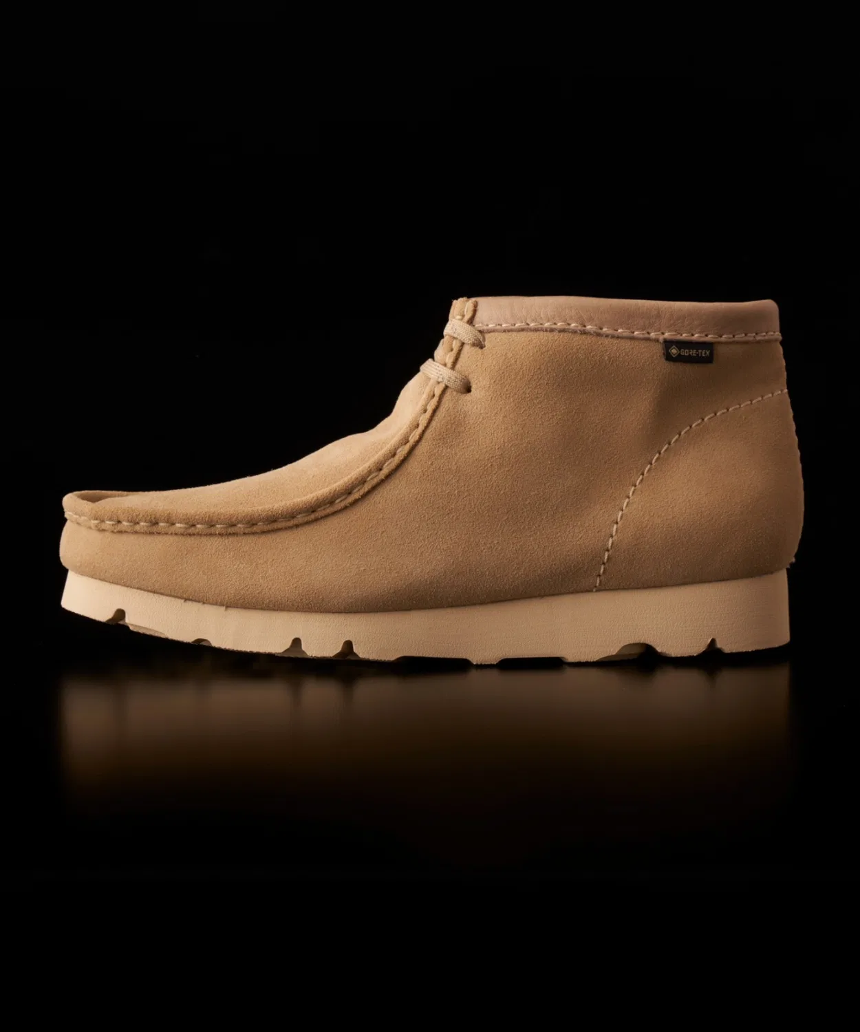 Ботинки Wallabee с мембраной Gore-Tex, бренд Clarks, цвет тёмно-коричневый — фото 2