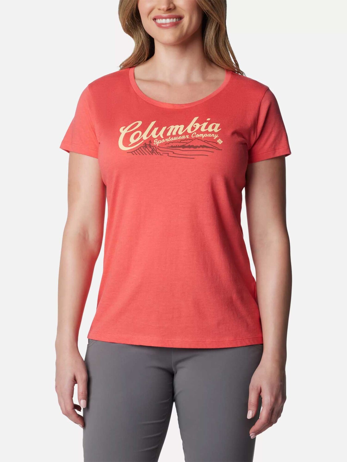 

Футболка Columbia Daisy Days SS Graphic, розовый