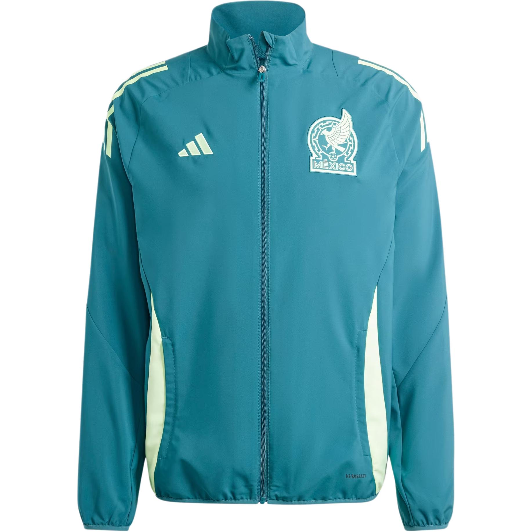 

Adidas Мексика Тайро 24 Соревновательная Презентационная Трасса Топ, Mysterious Green