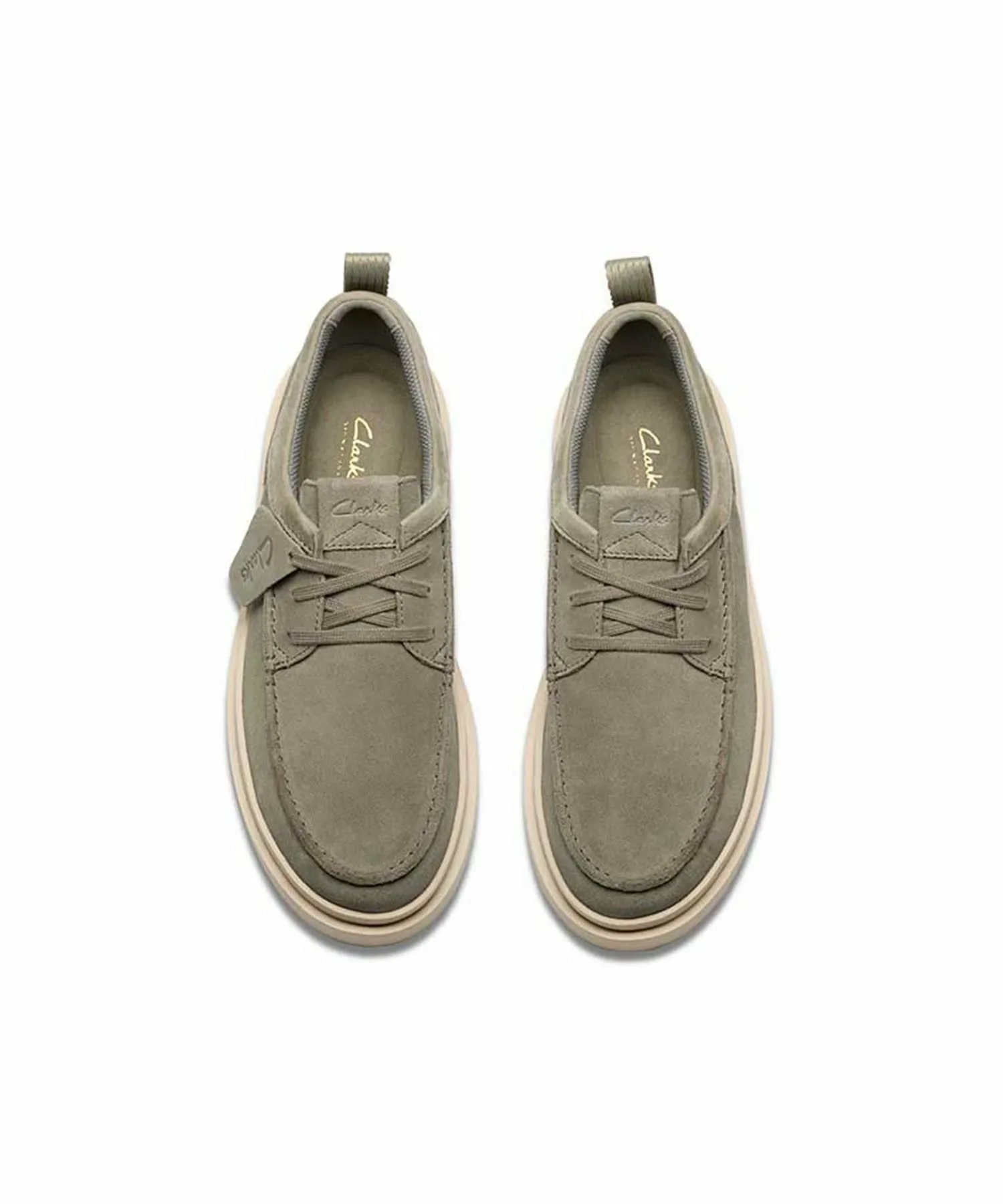 827J Polden Moc Хаки Повседневная обувь Clarks, Khaki — фото 3