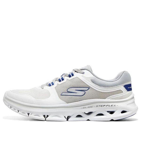 

Кроссовки go run glide-step flex 'white grey blue' Skechers, белый