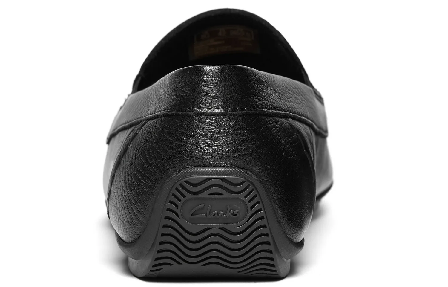 Clarks Мужские повседневные туфли из коровьей кожи черные — фото 4