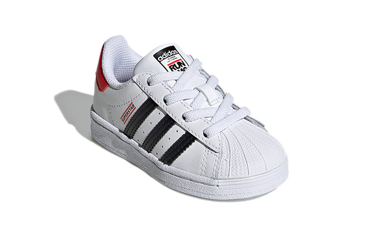 Кроссовки adidas originals Superstar Series Toddler Shoes TD Low-top White/Red/Black — фото 3