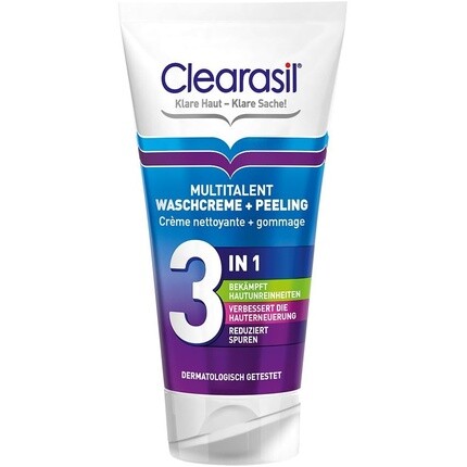 

Средство для умывания и скраб для лица Multitalent 3в1, Clearasil