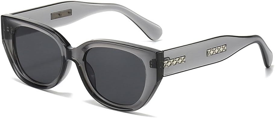 

Солнцезащитные очки «кошачий глаз» для женщин и мужчин, модные, роскошные, трендовые, для активного отдыха, путешествий и вождения, с защитой от УФ-излучения UV400 TKKTLLT, Gray Gray