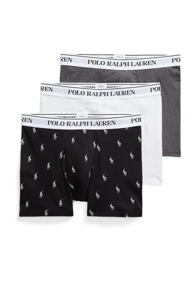 

Штаны 3 пары короткие Polo Ralph Lauren, черный