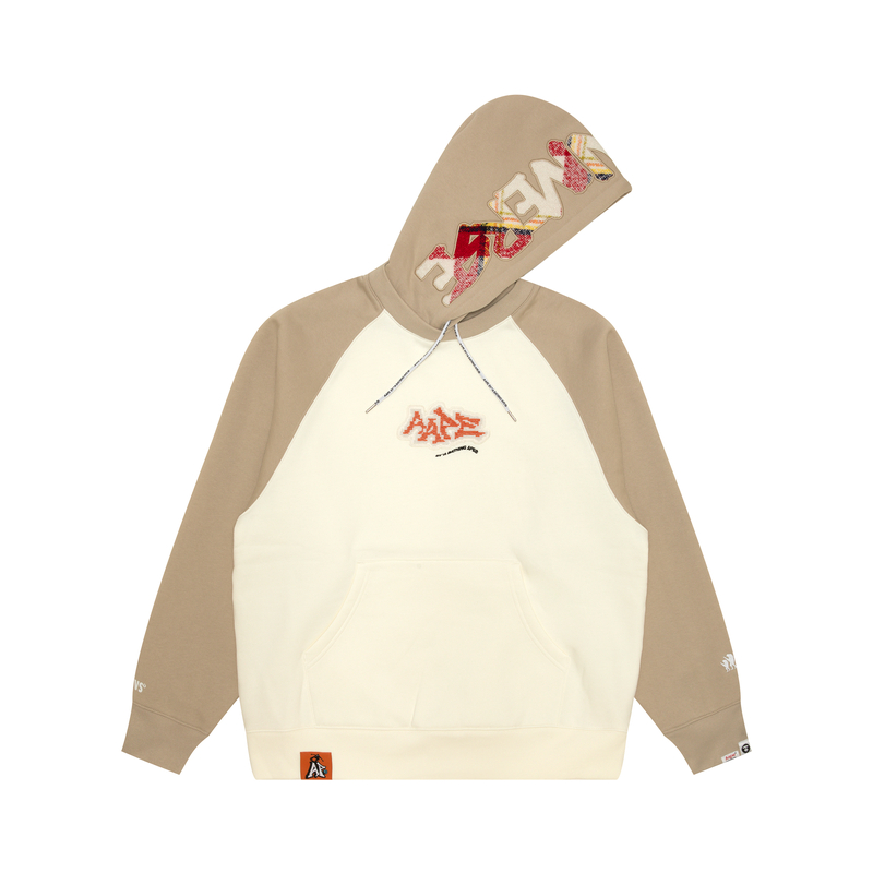 

Толстовка с нашивкой логотипа A Bathing APE Aape, светло-бежевый