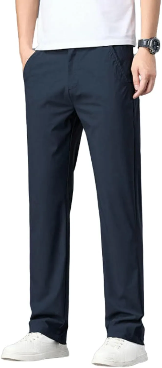 

Мужские летние брюки Ice Silk свободного кроя MUFURONG