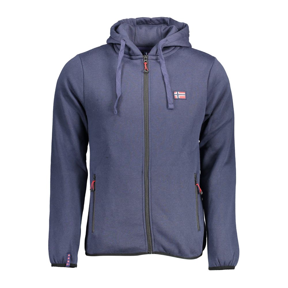 

Синий хлопковый свитер Geographical Norway