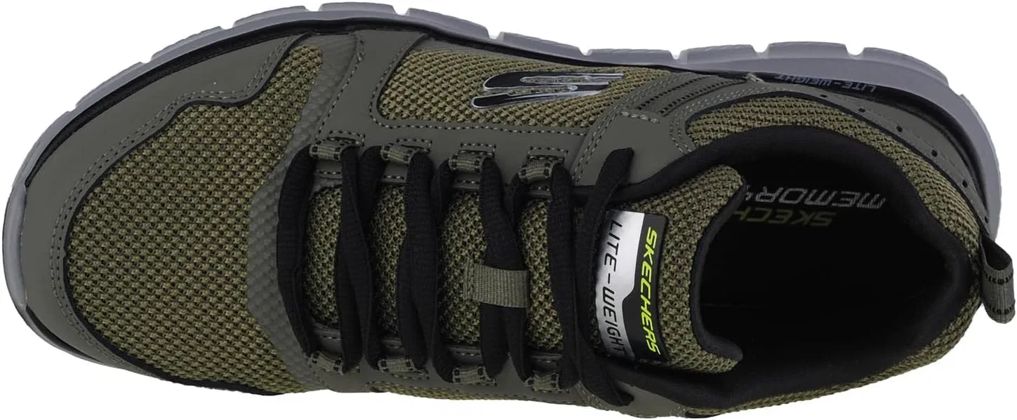 Мужские кроссовки Skechers Burns 52635-bbk, Green — фото 4