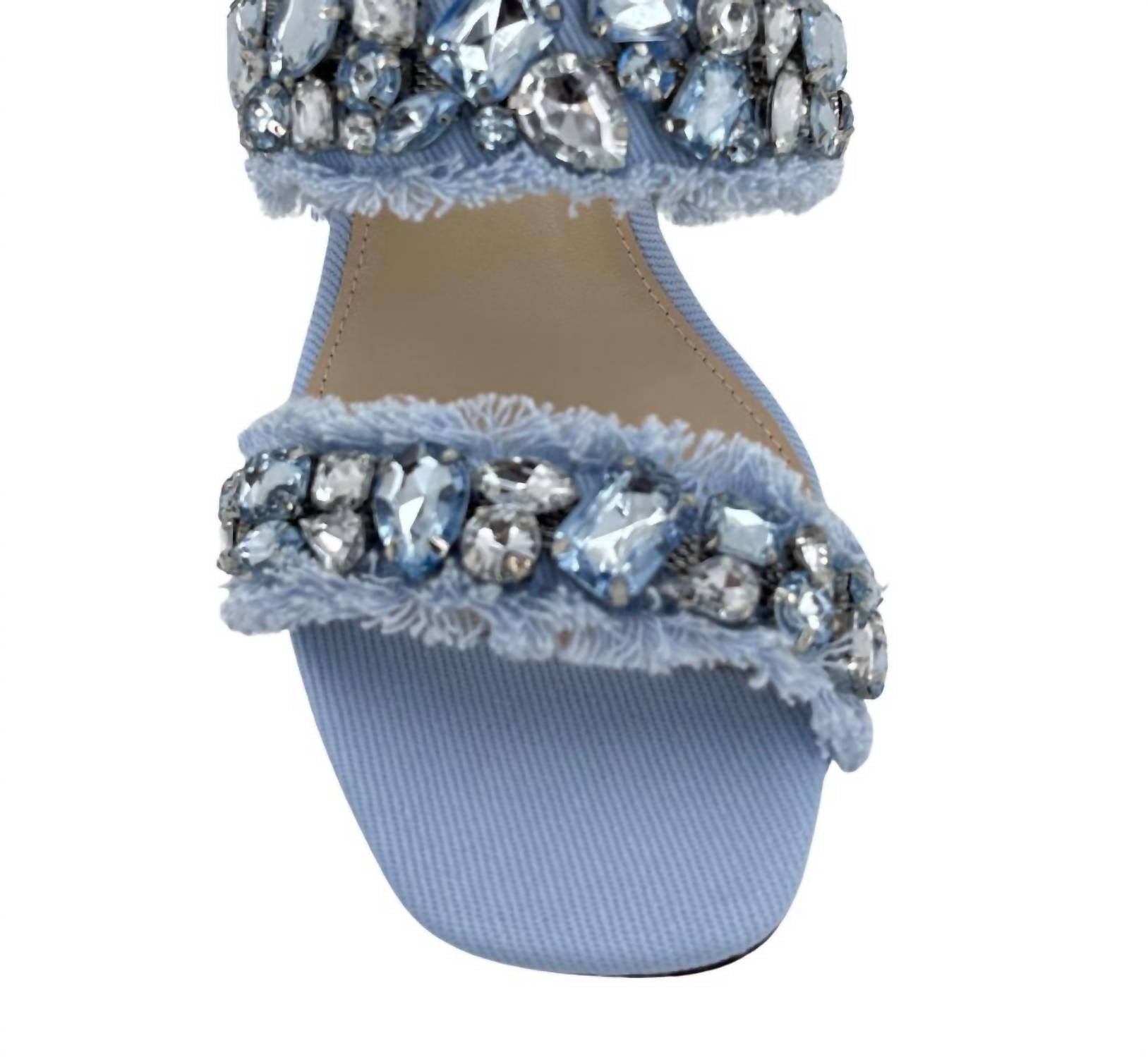 Women's Iona 2 Slide In Light Blue PELLE MODA — фото 3