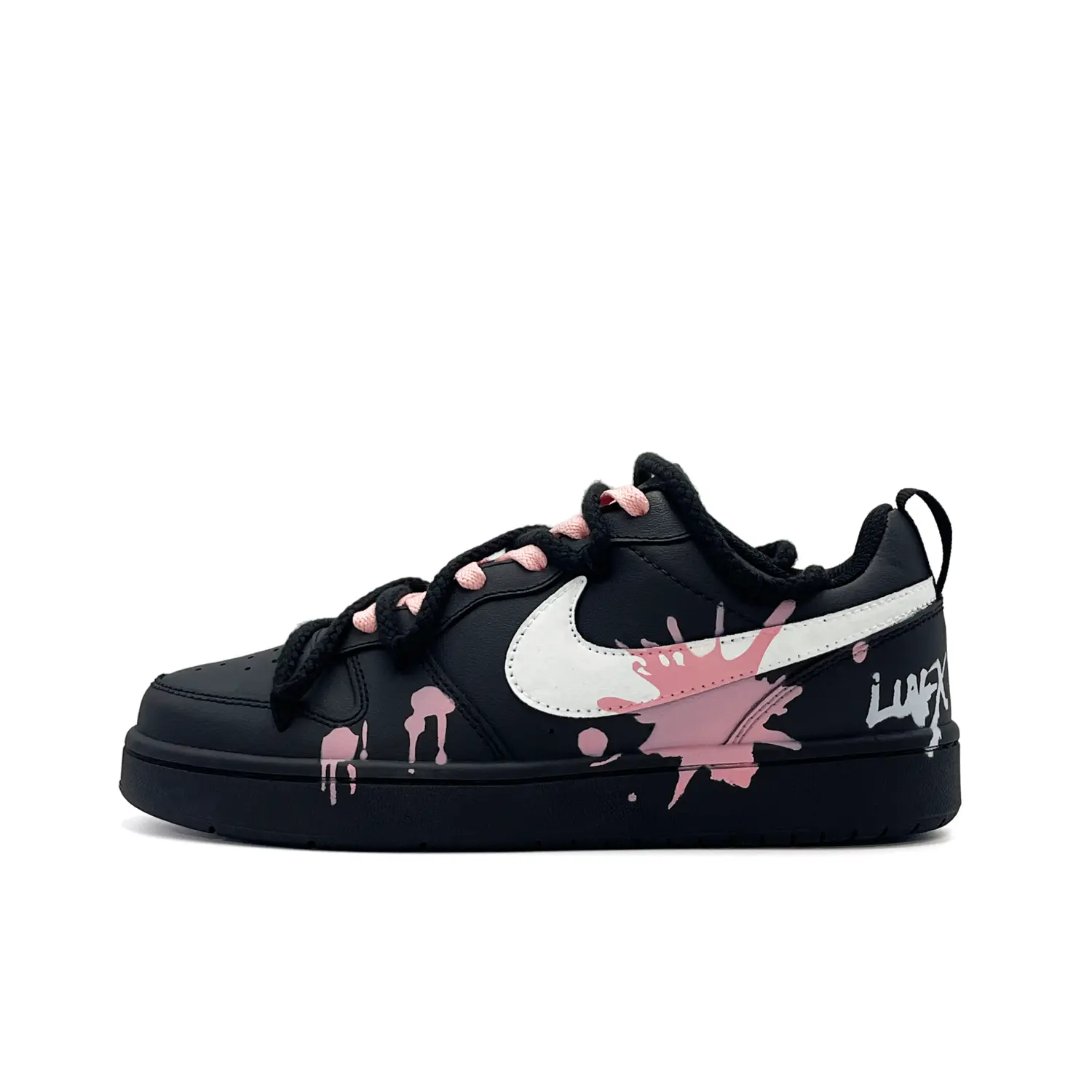 

Nike Детские кроссовки для скейтбординга Court Borough 2 Sweetheart Big Explosion, устойчивые к истиранию, низкие, розовые, для подростков