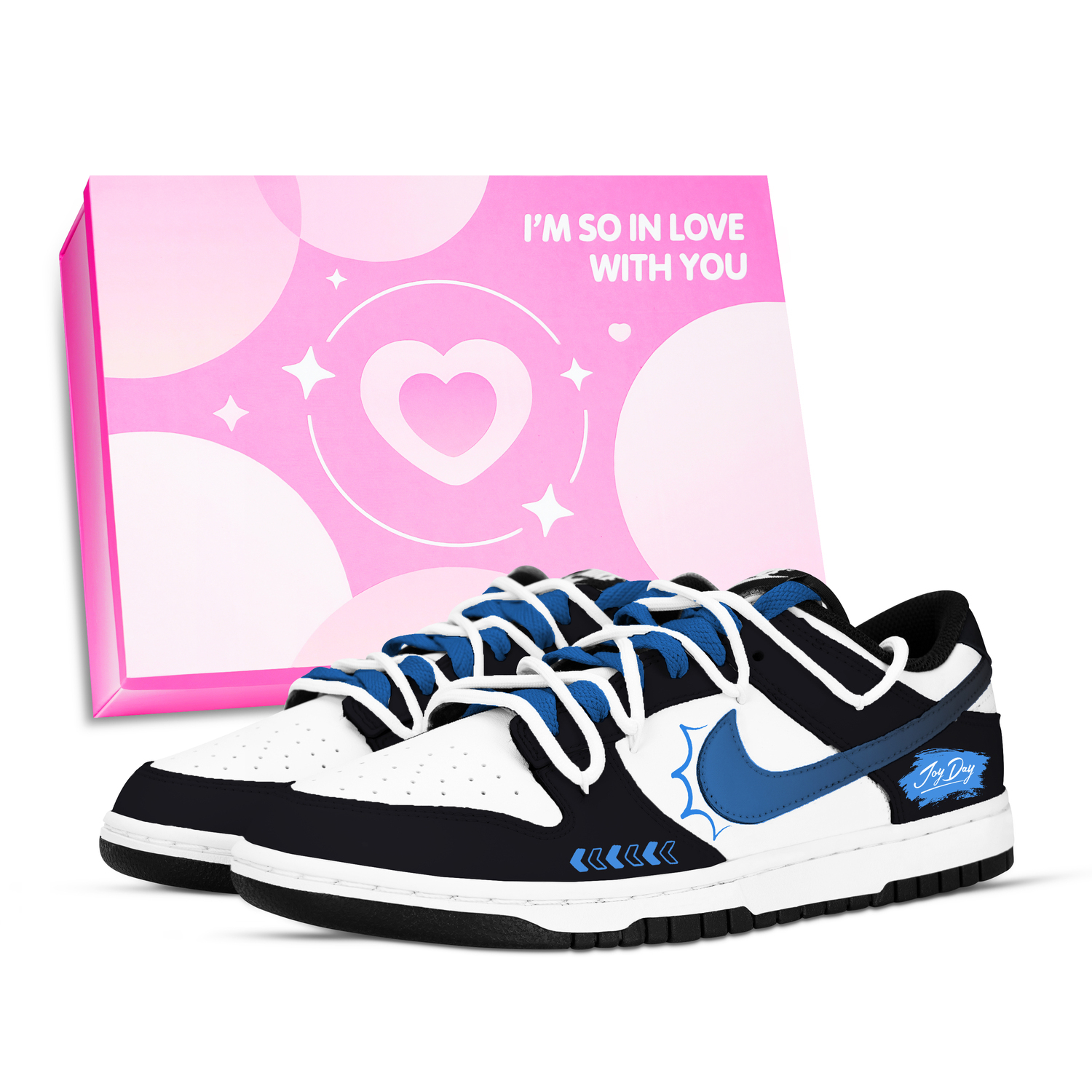 

Кроссовки для скейтбординга Dunk Pistachios Abrasion Resistant низкие Unisex черные белые Nike, черный белый синий