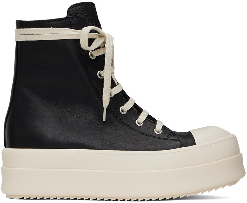 

Черные кроссовки Mega Bumper Rick Owens, цвет Black/Milk/Milk, Черный, Черные кроссовки Mega Bumper Rick Owens, цвет Black/Milk/Milk