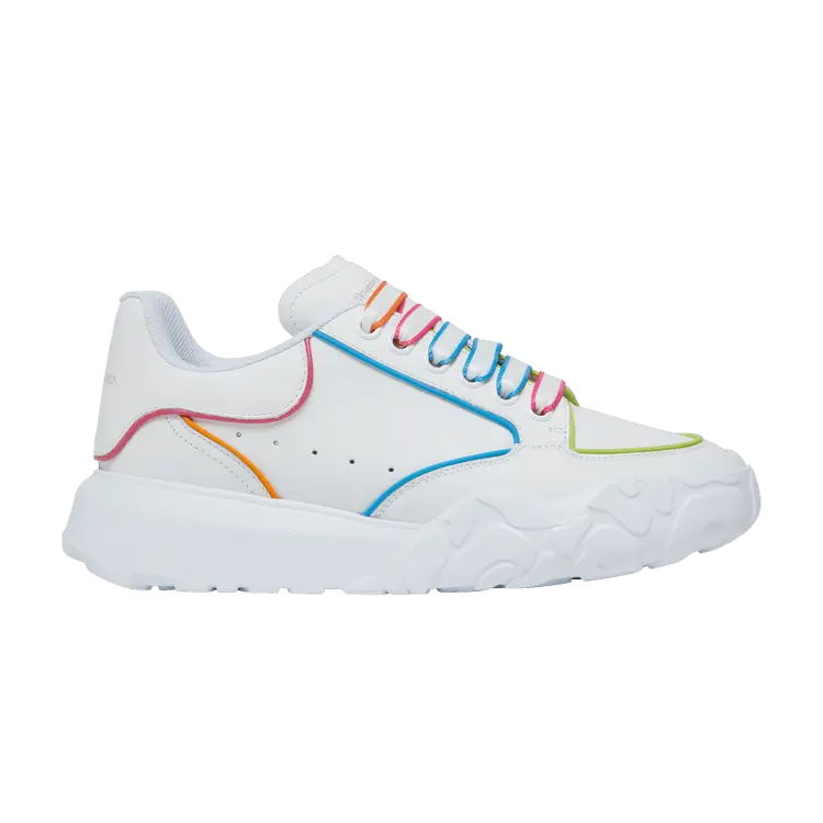 Кроссовки Alexander McQueen Alexander McQueen Wmns Court Trainer 'White Multi', белый