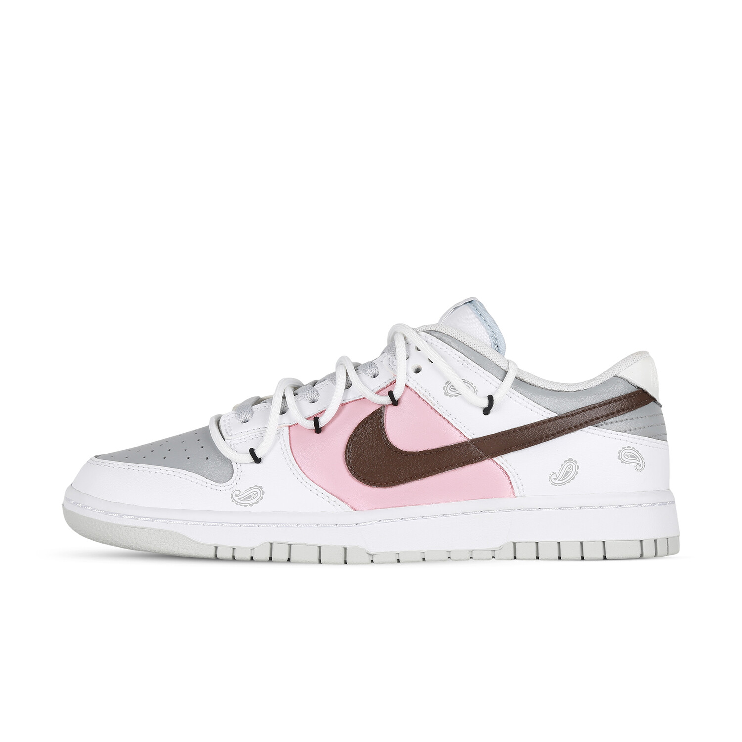 

Кроссовки Nike Dunk Skateboarding Shoes Men Low-top Pink/white, розовый