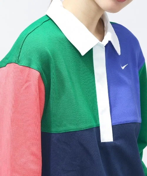 Женское поло NIKE NSW Street Essential OS L/S