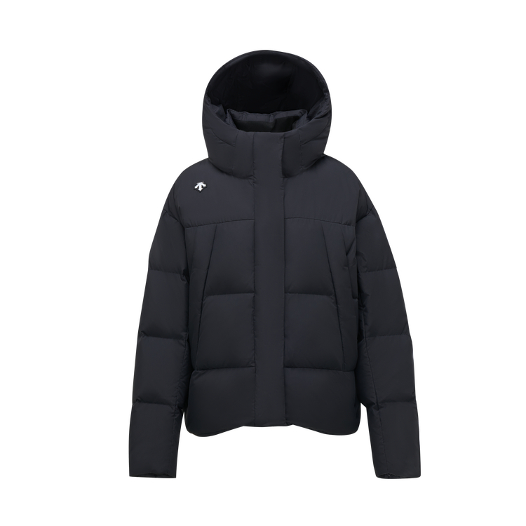 

DESCENTE Укороченная женская пуховая куртка с капюшоном и инфракрасным подогревом