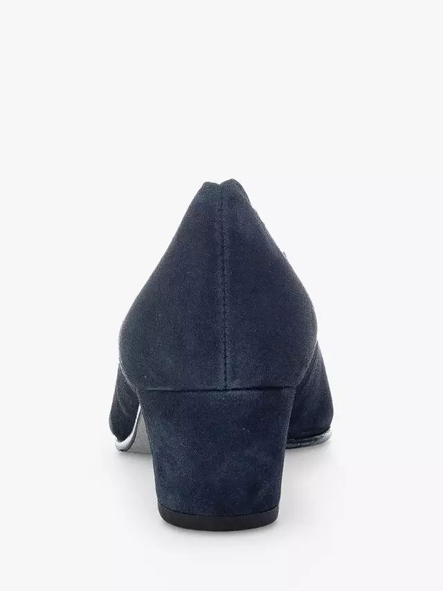 Туфли-лодочки Gabor Wide Fit Gigi Suede, цвет dark blue — фото 3